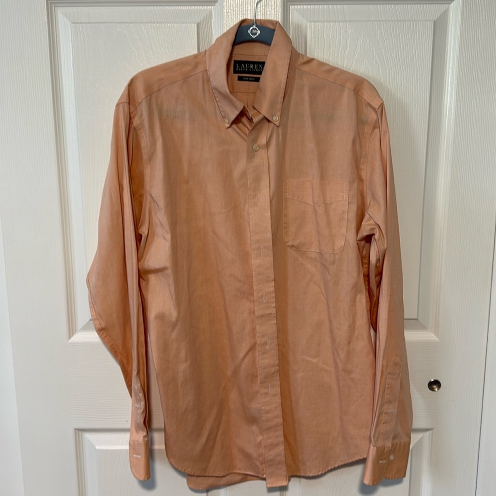 Lauren Ralph Lauren Non Iron Dress Shirt 15 1/2 34/35 Medium